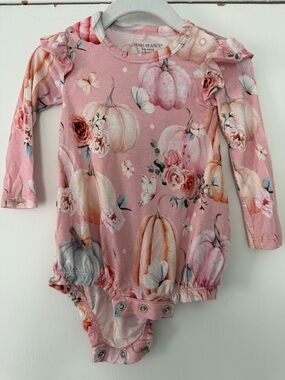 Posh Peanut Talena Floral Bubble Romper 3-6M Fall Baby Girl